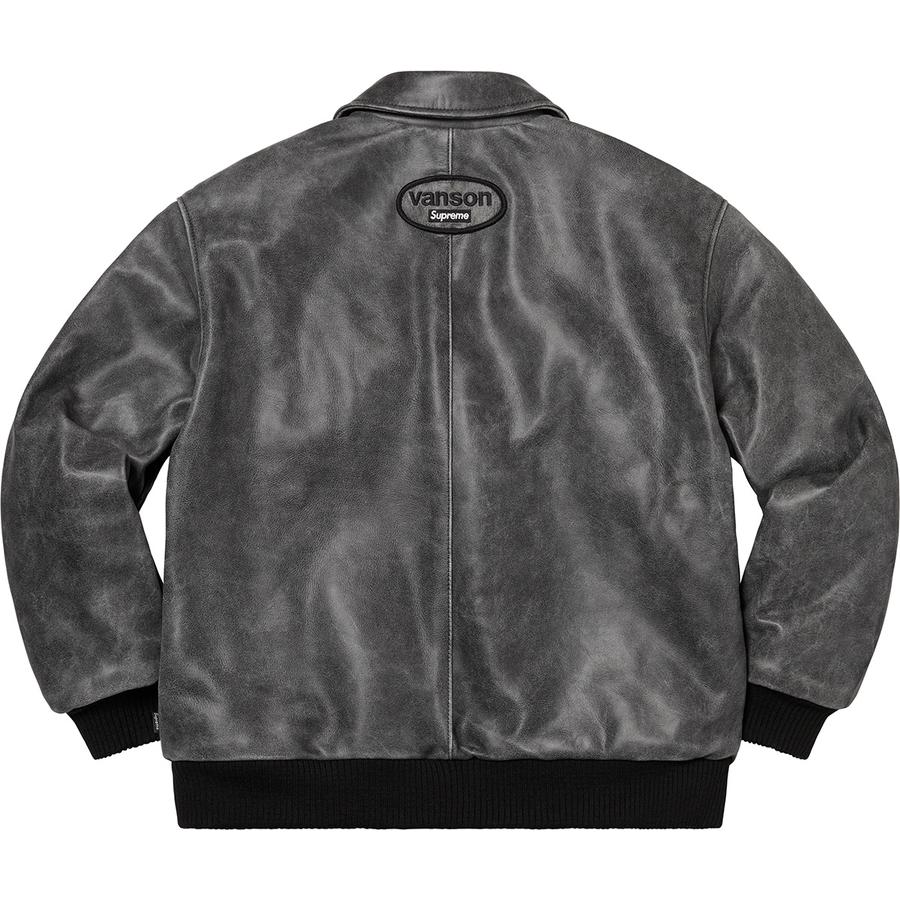 Supreme Supreme Vanson Leathers Worn Leather Jacket (FW20) - $798
