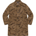 Supreme Script Logos Wool Overcoat (FW20)