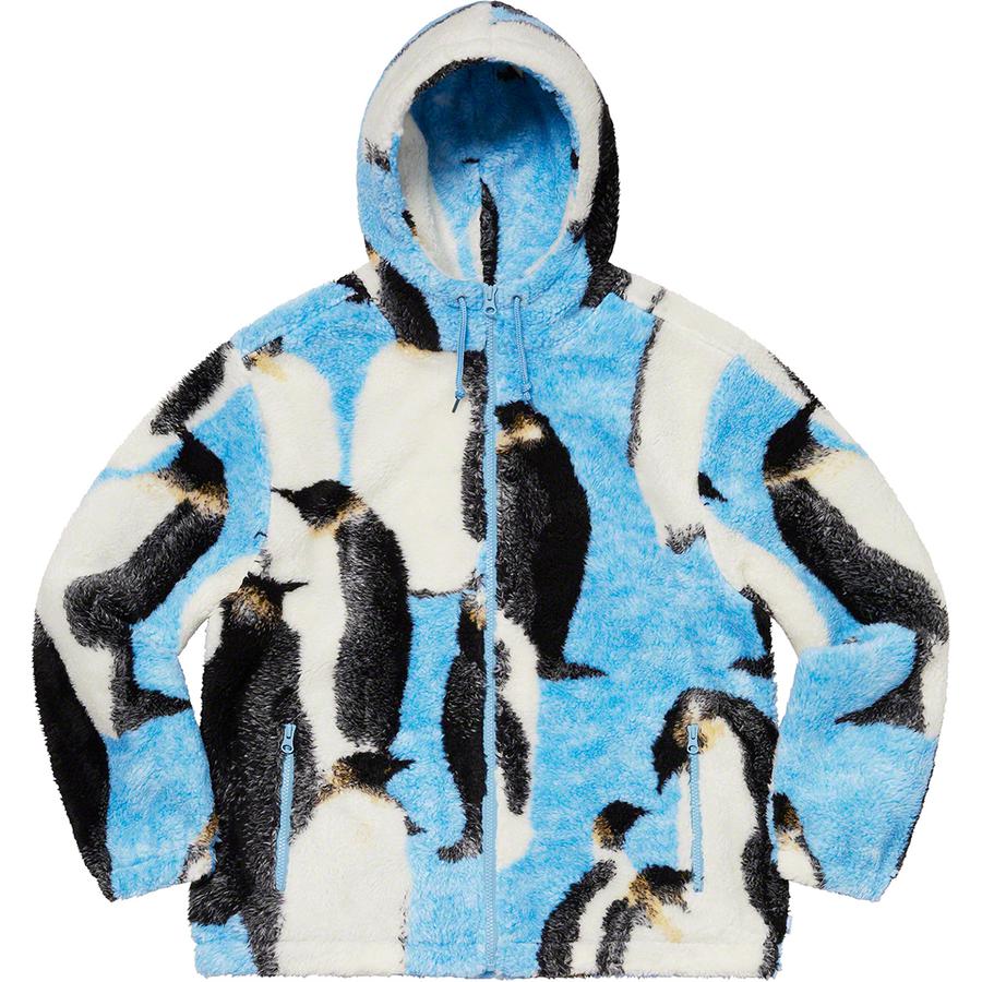 Supreme Penguins Hooded Fleece Jacket (FW20) - $198