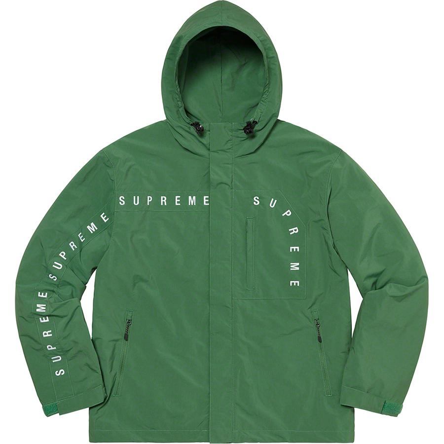 Supreme Curve Logos Ripstop Jacket (FW20) - $168