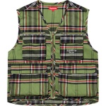 Supreme Tartan Flannel Cargo Vest (FW20)