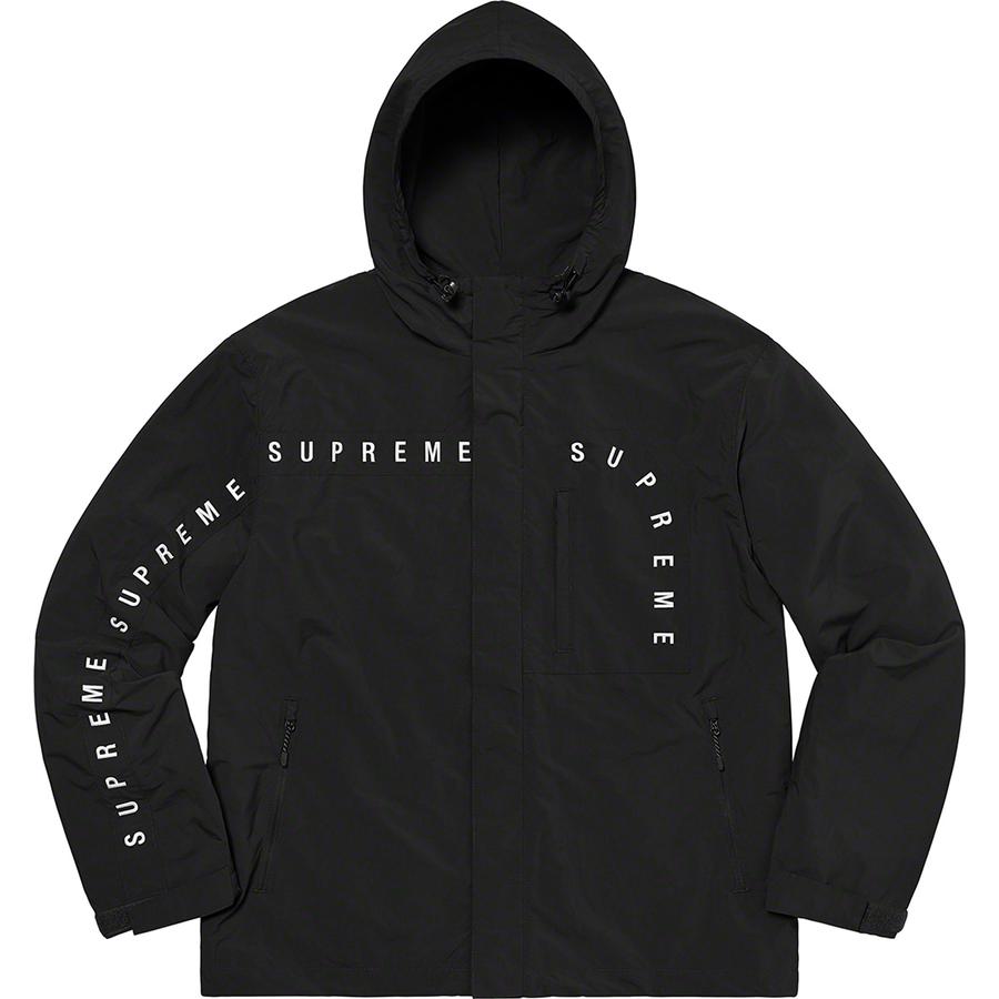 Supreme Curve Logos Ripstop Jacket (FW20) - $168