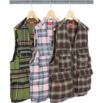 Supreme Tartan Flannel Cargo Vest (FW20)