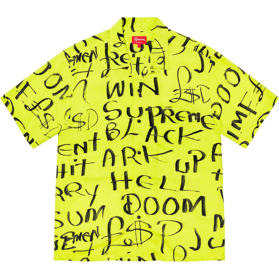 Supreme Black Ark Rayon S S Shirt (FW20) - $148