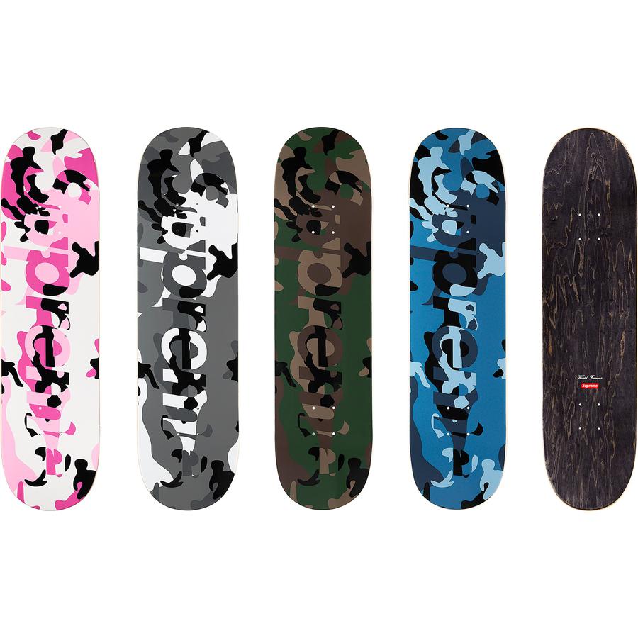 Supreme Camo Logo Skateboard (FW20) - $50