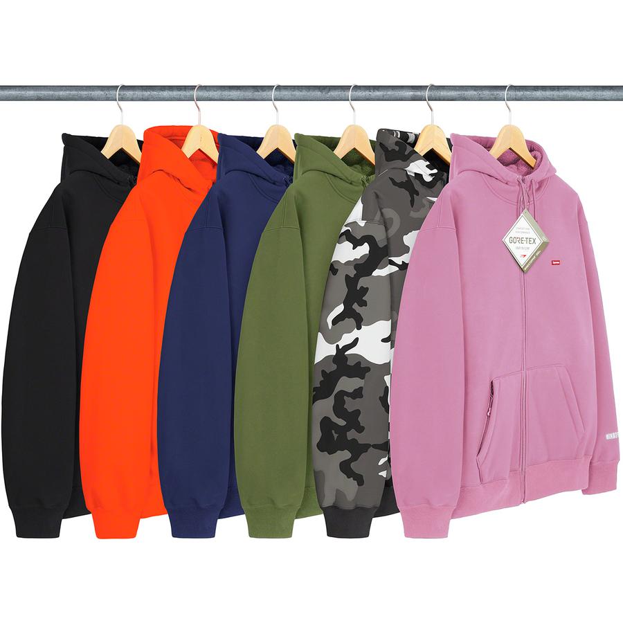 Supreme WINDSTOPPER Zip Up Hooded Sweatshirt (FW20) - $198