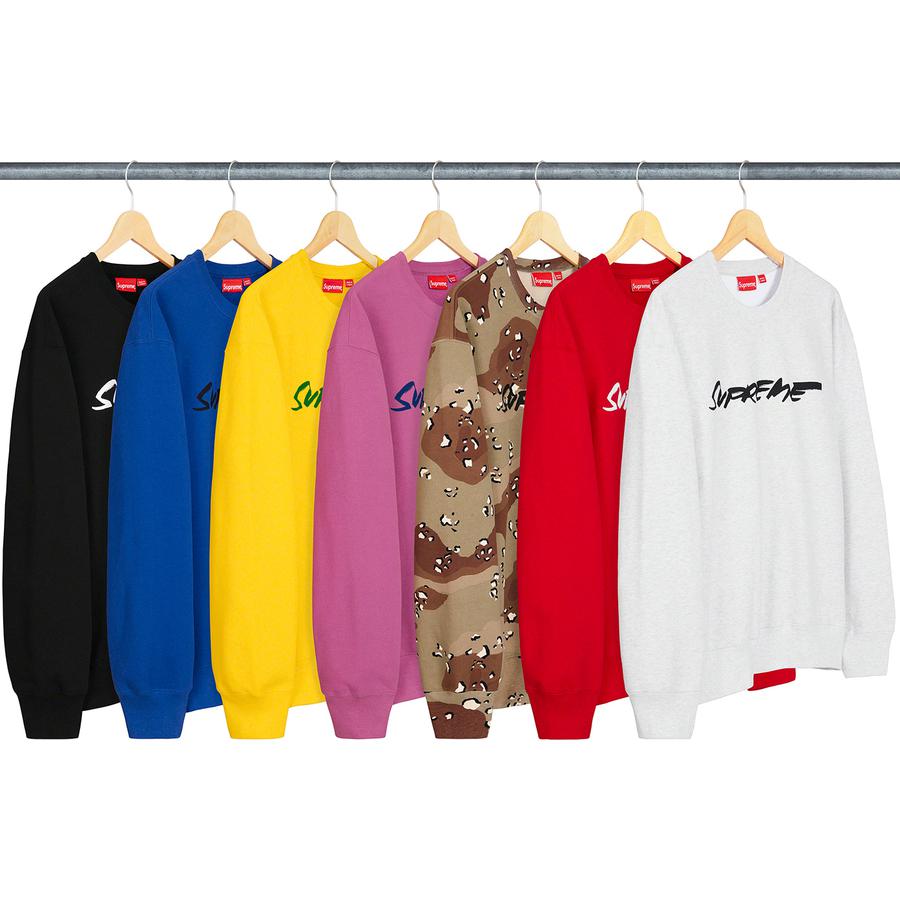 Supreme Futura Logo Crewneck (FW20) - $148