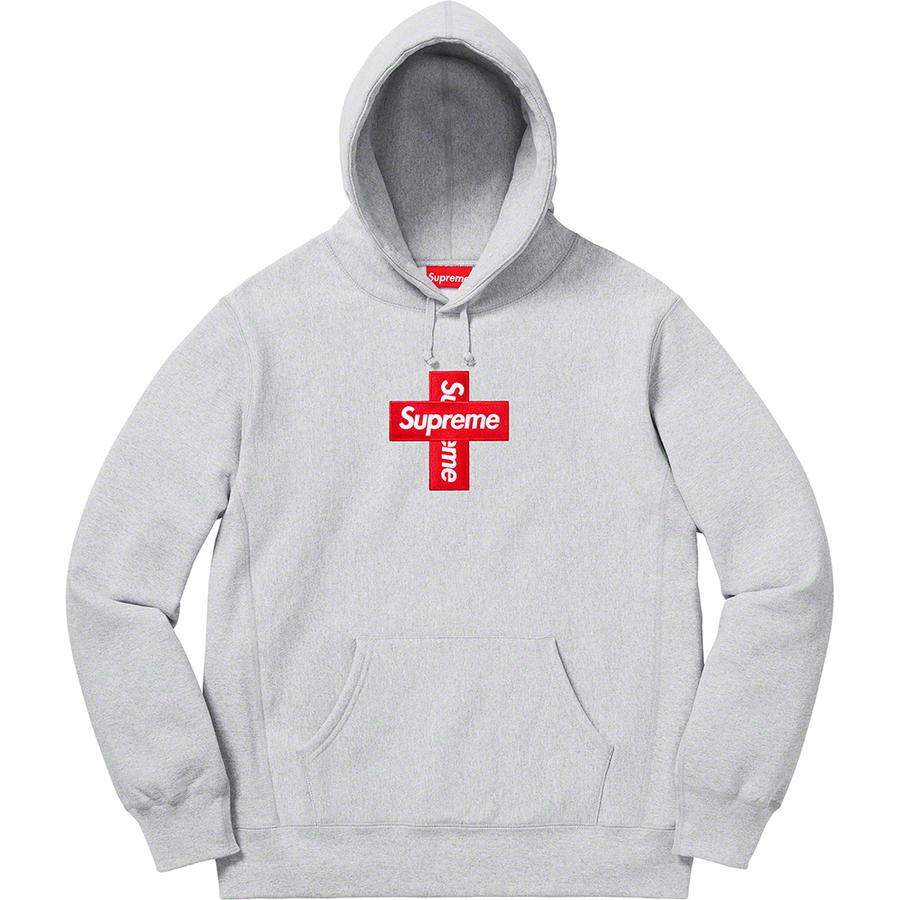 Supreme Cross Box Logo Hooded Sweatshirt (FW20) - $168