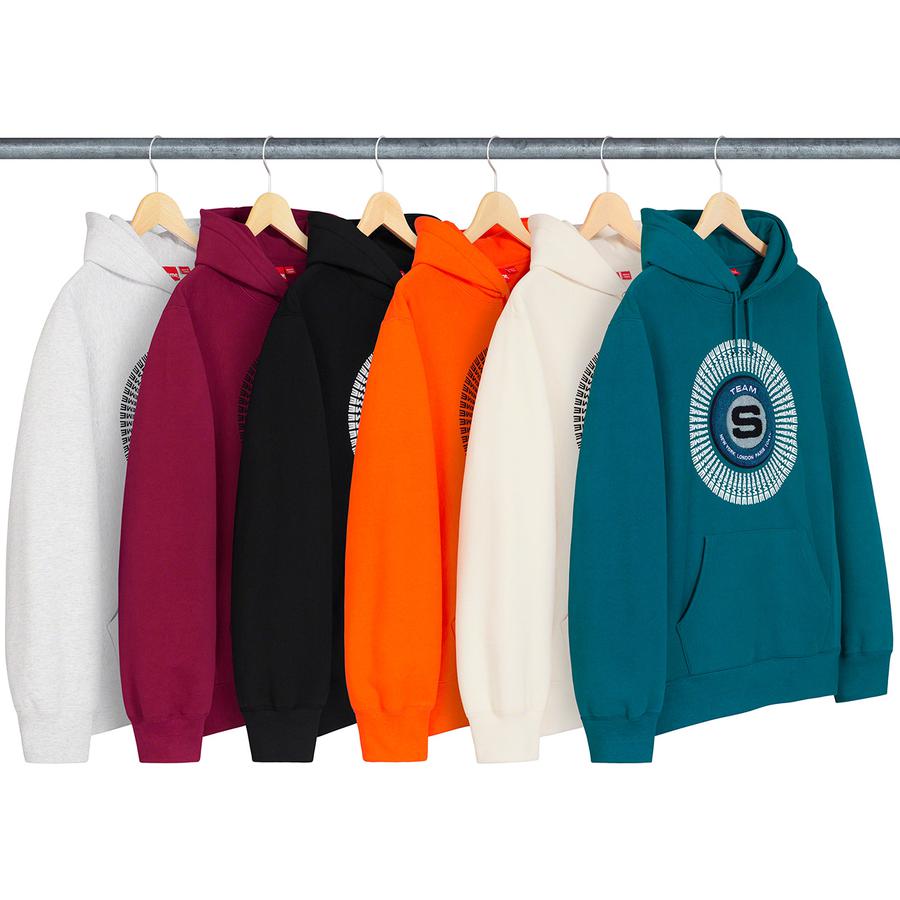 Supreme Chenille Appliqué Hooded Sweatshirt (FW20) - $168