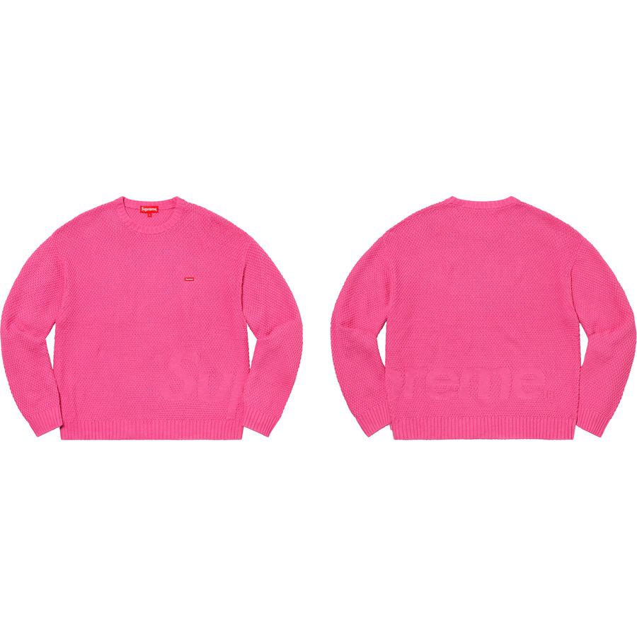 Supreme Textured Small Box Sweater (FW20) - $138