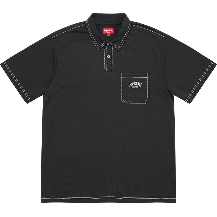 Supreme Contrast Stitch Polo (FW20) - $98