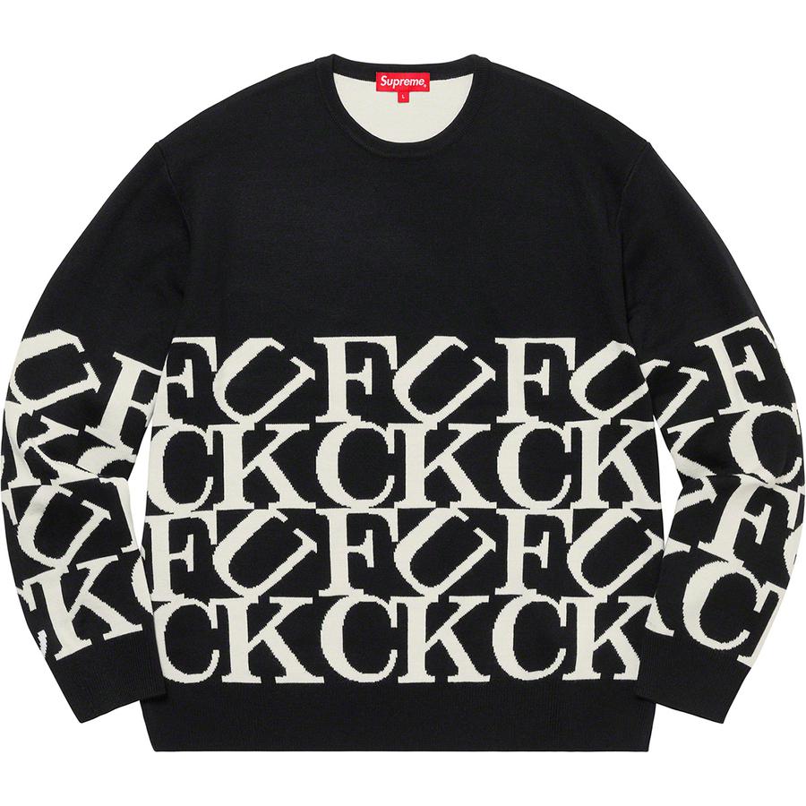 Supreme Fuck Sweater (FW20) - $148