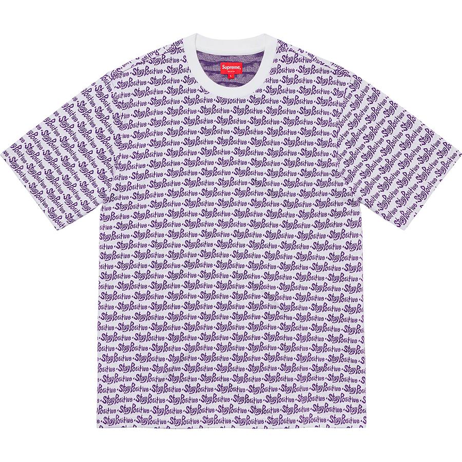 Supreme Stay Positive Jacquard S S Top (FW20) - $98