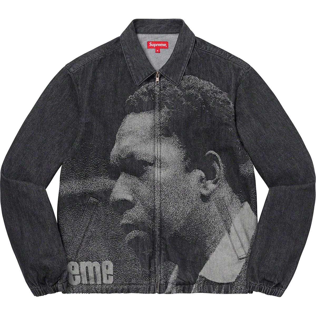 Supreme John Coltrane A Love Supreme Denim Harrington Jacket (FW21) - $278