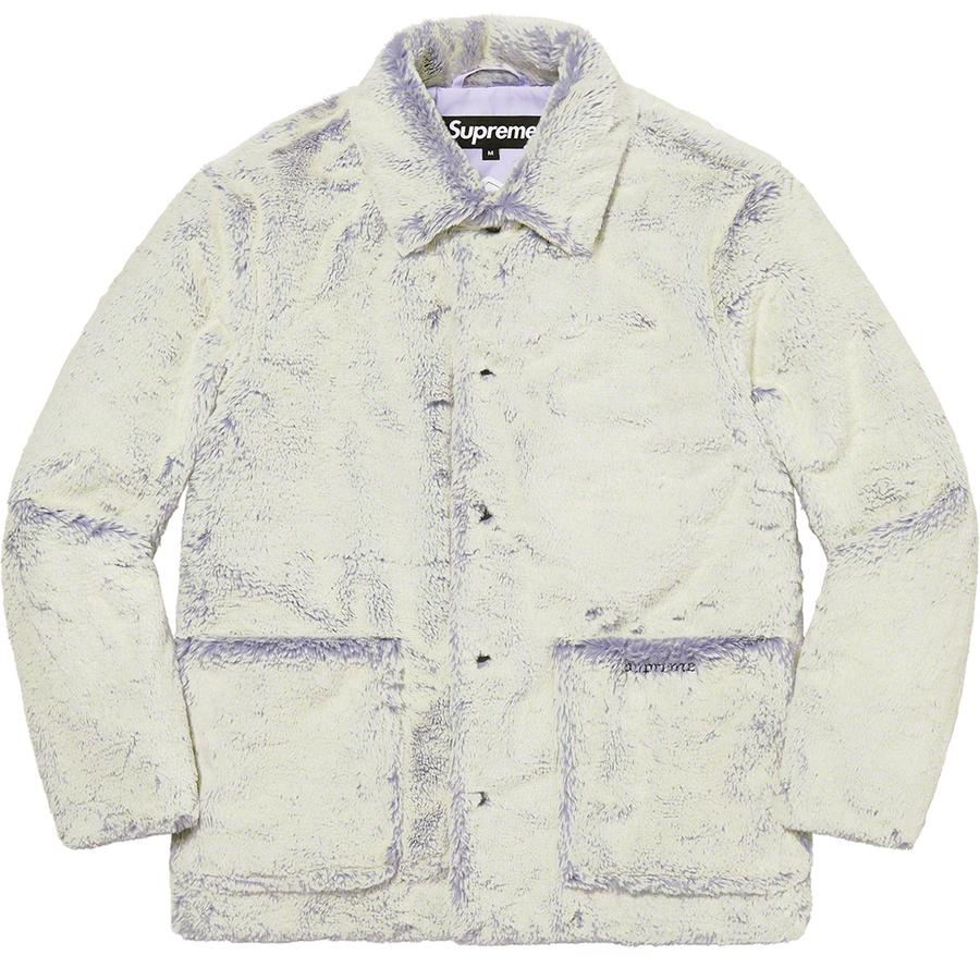Supreme 2-Tone Faux Fur Shop Coat (FW21) - $388