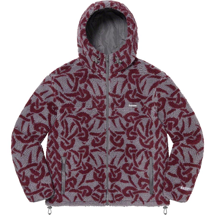 Supreme Celtic Knot Reversible WINDSTOPPER Fleece Hooded Jacket (FW21) - $238