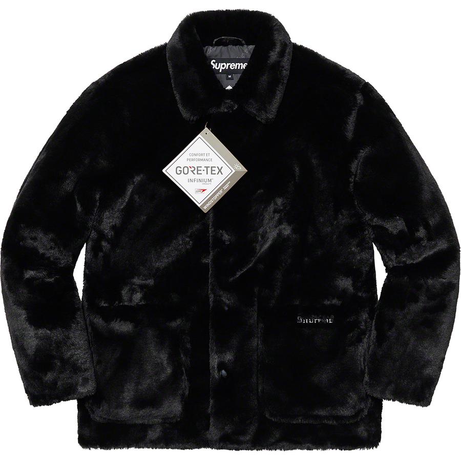 Supreme 2-Tone Faux Fur Shop Coat (FW21) - $388