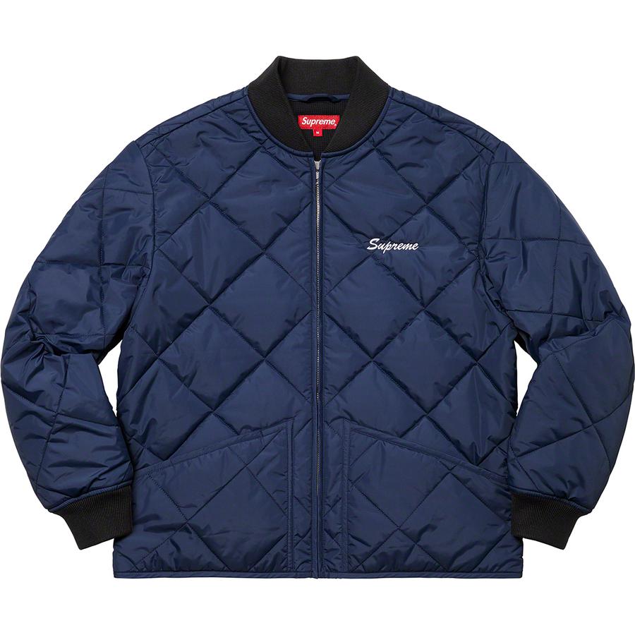Supreme Quit Your Job Quilted Work Jacket (FW21) - $198