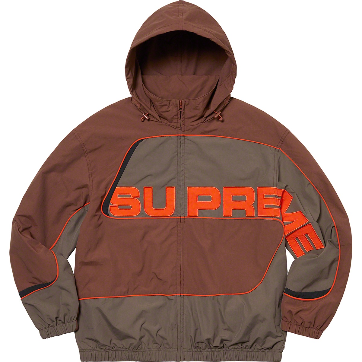 Supreme S Paneled Track Jacket (FW21) - $168