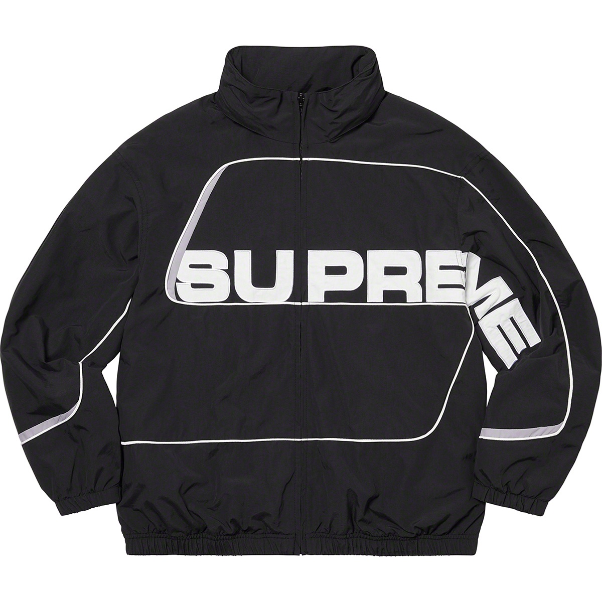 Supreme S Paneled Track Jacket (FW21) - $168