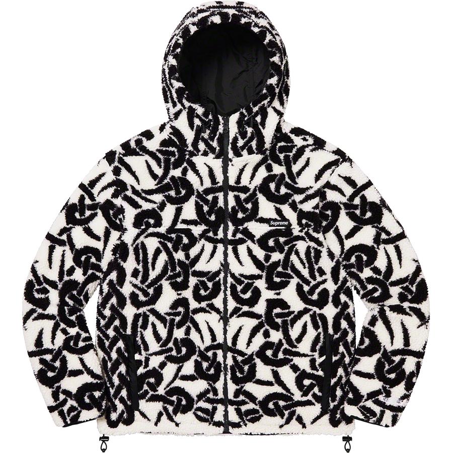 Supreme Celtic Knot Reversible WINDSTOPPER Fleece Hooded Jacket (FW21) - $238