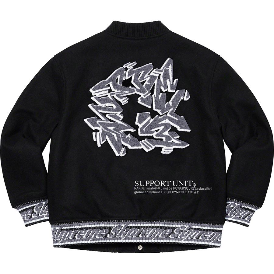 Supreme Support Unit Varsity Jacket (FW21) - $388