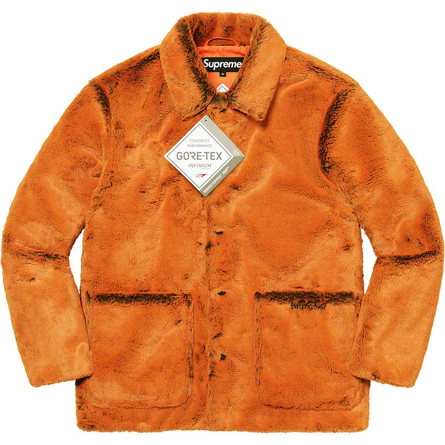 Supreme 2-Tone Faux Fur Shop Coat (FW21) - $388