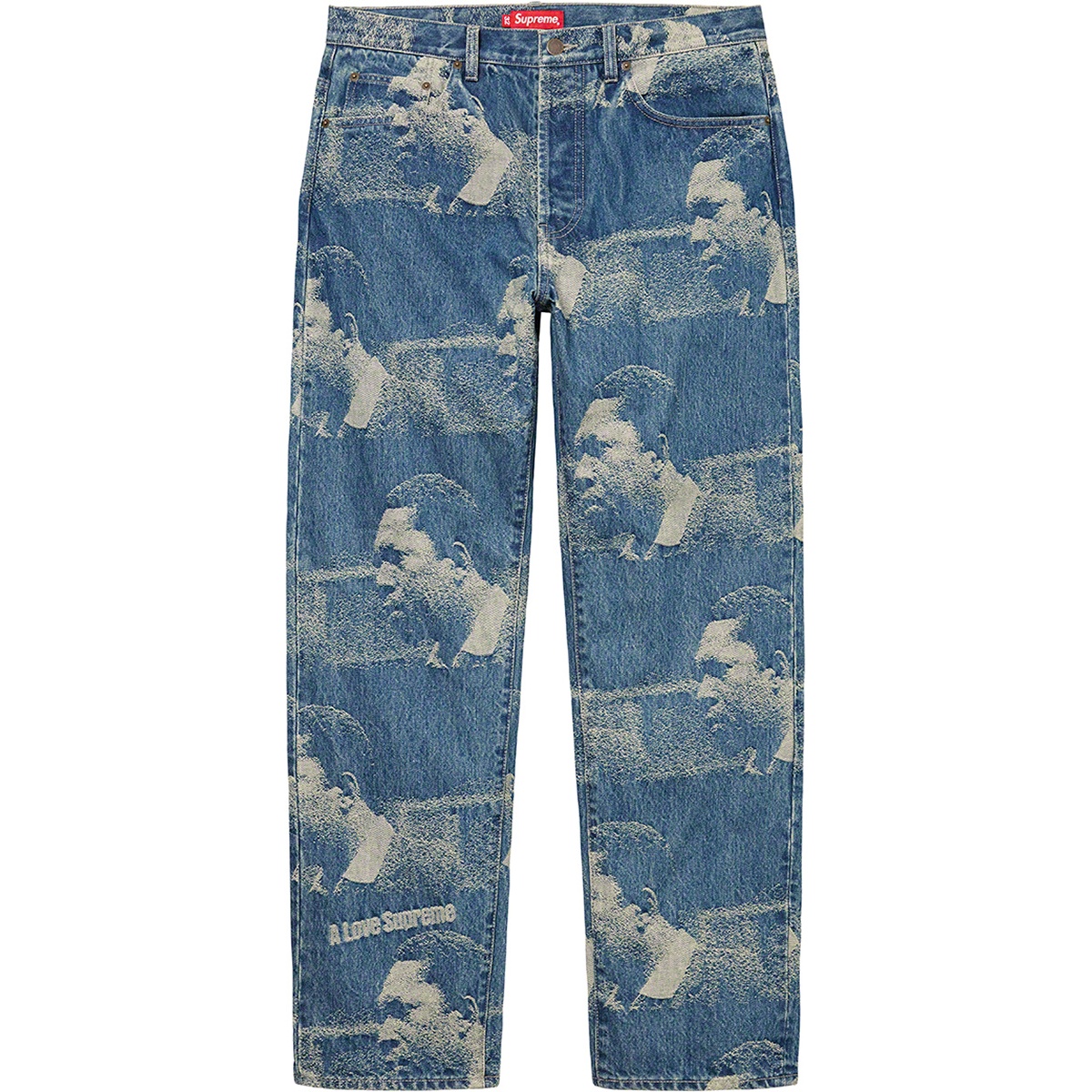 Supreme John Coltrane A Love Supreme Regular Jean (FW21) - $198
