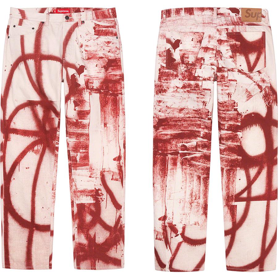 Supreme Christopher Wool SupremeRegular Jean (FW21) - $168