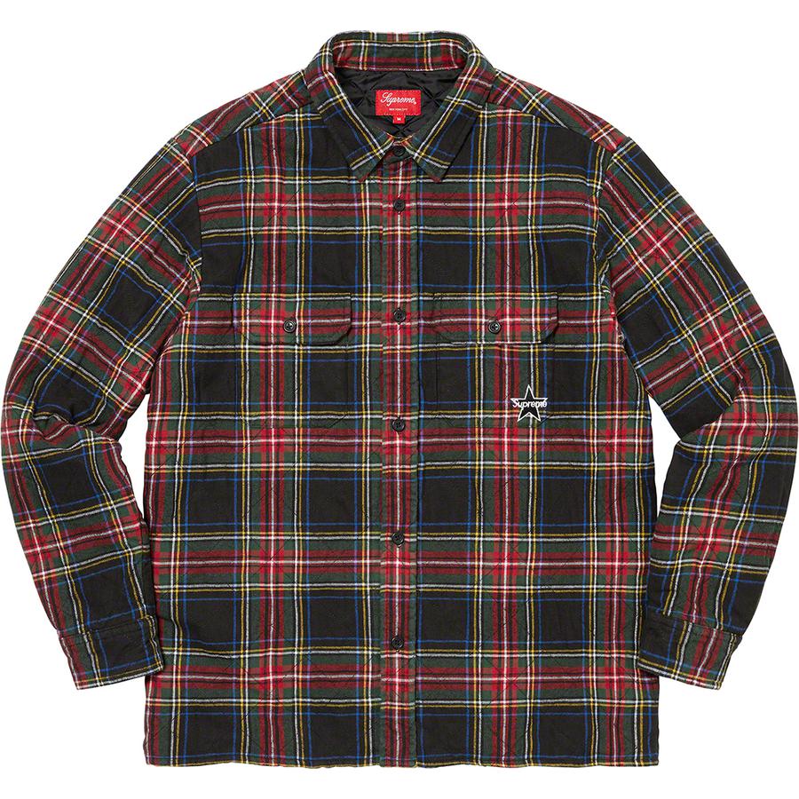 Supreme Quilted Plaid Flannel Shirt (FW21) - $148