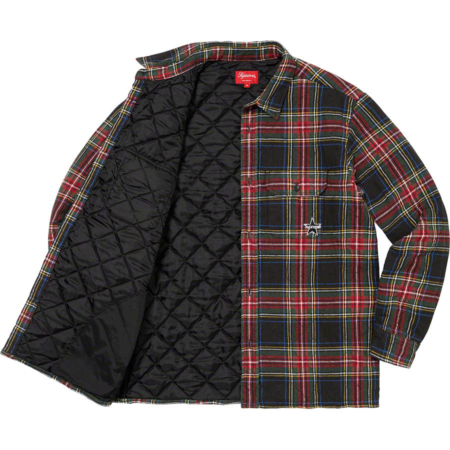 Supreme Quilted Plaid Flannel Shirt (FW21) - $148