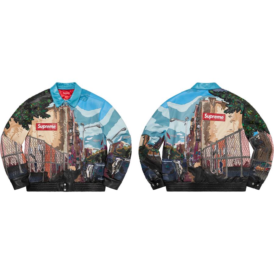 Supreme Jeff Hamilton Ridge Street Leather Jacket (FW22) - $9998