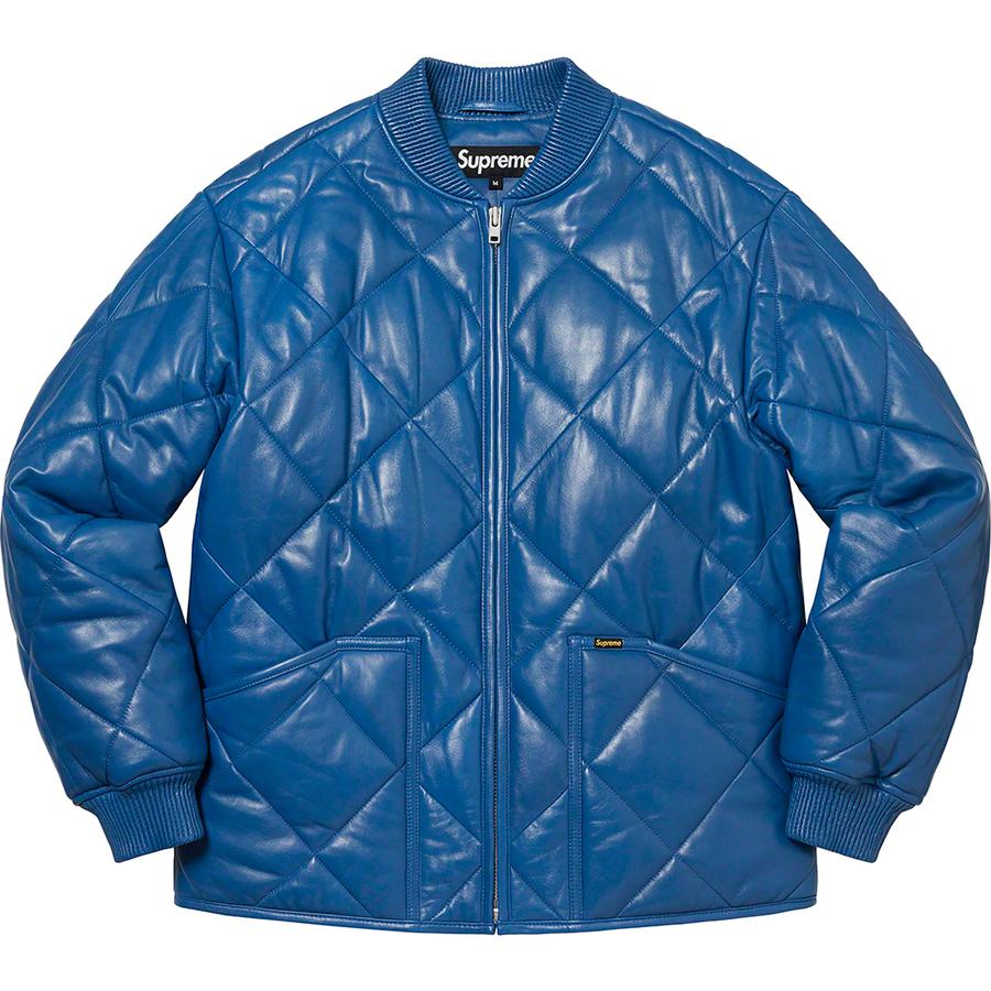 Supreme Quilted Leather Work Jacket (FW22) - $598