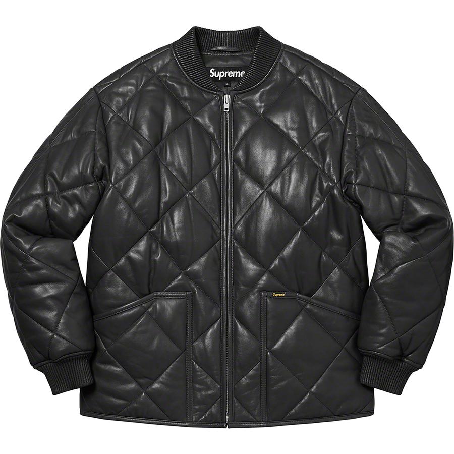 Supreme Quilted Leather Work Jacket (FW22) - $598