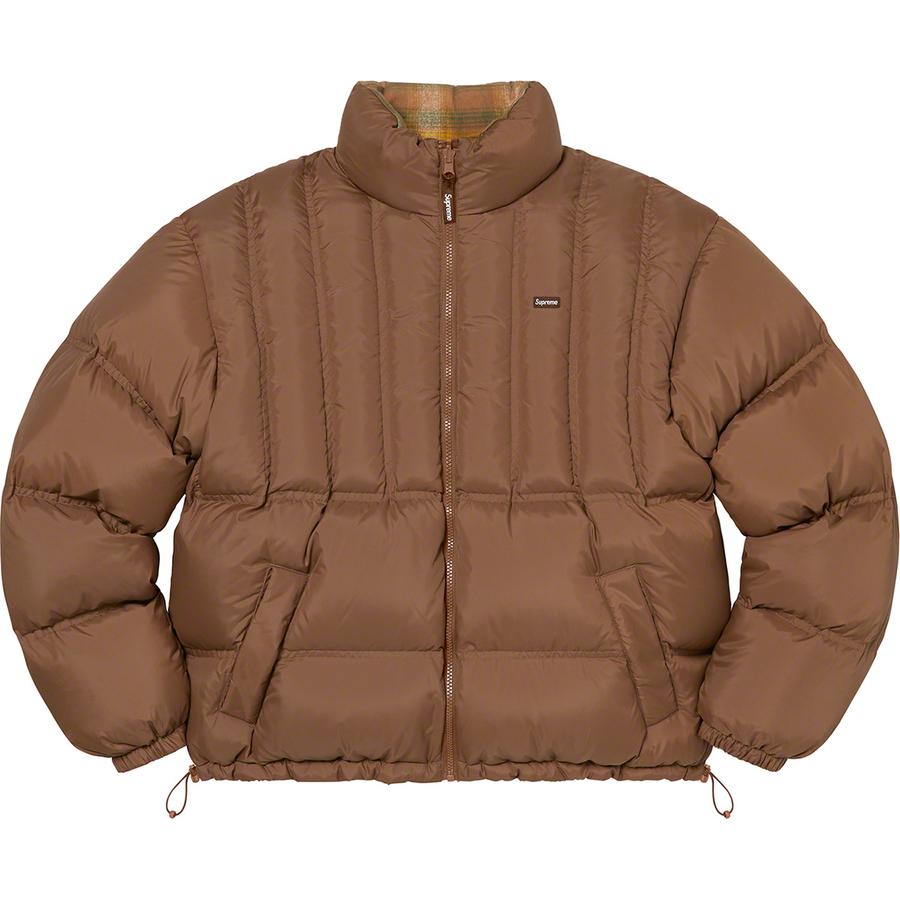 Supreme Flannel Reversible Puffer Jacket (FW22) - $298