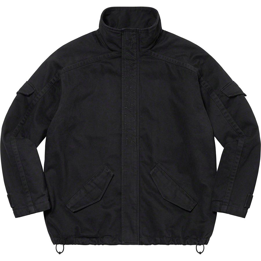 Supreme Brushed Twill Zip Jacket (FW22) - $238