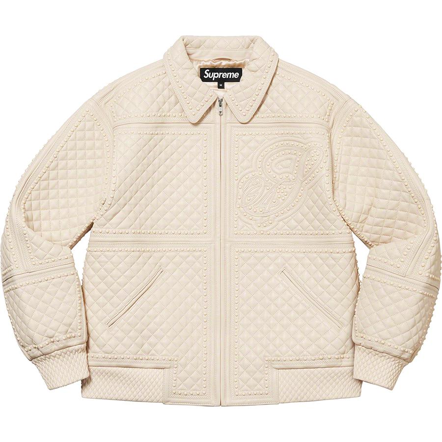 Supreme Studded Quilted Leather Jacket (FW22) - $1198