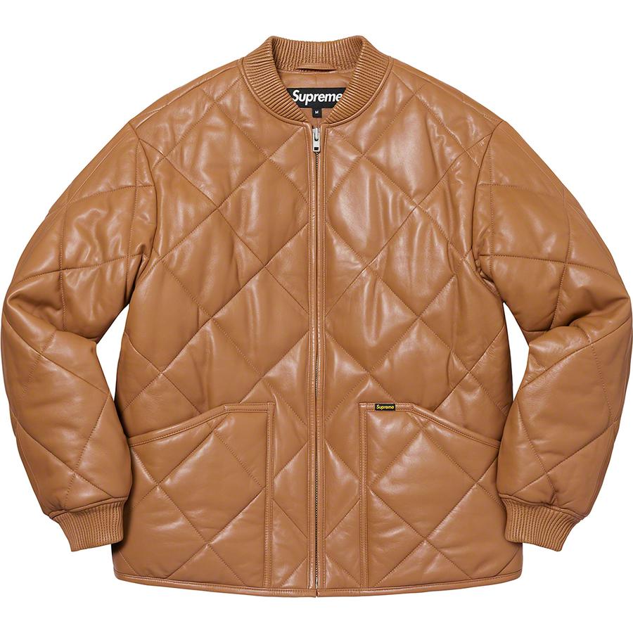 Supreme Quilted Leather Work Jacket (FW22) - $598