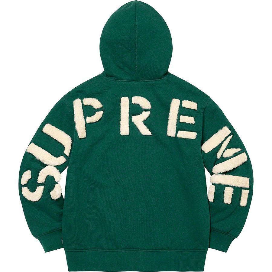 Supreme Faux Fur Lined Zip Up Hooded Sweatshirt (FW22) - $198