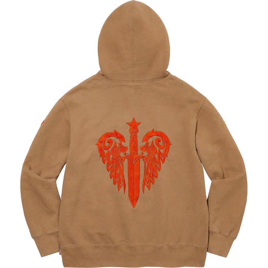 Supreme Supreme The Great China Wall Sword Hooded Sweatshirt (FW22) - $198