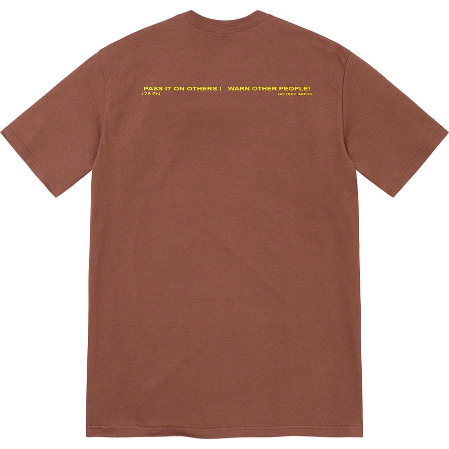 Supreme Warning Tee (FW22) - $40