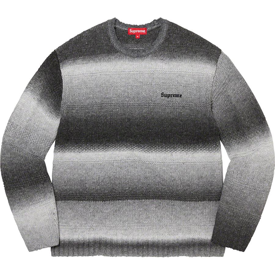 Supreme Gradient Stripe Sweater (FW22) - $158
