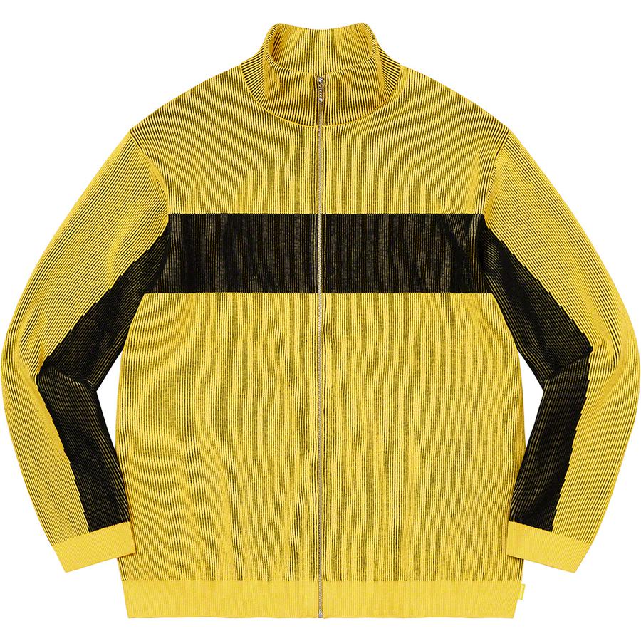 Supreme 2-Tone Ribbed Zip Up Sweater (FW22) - $188