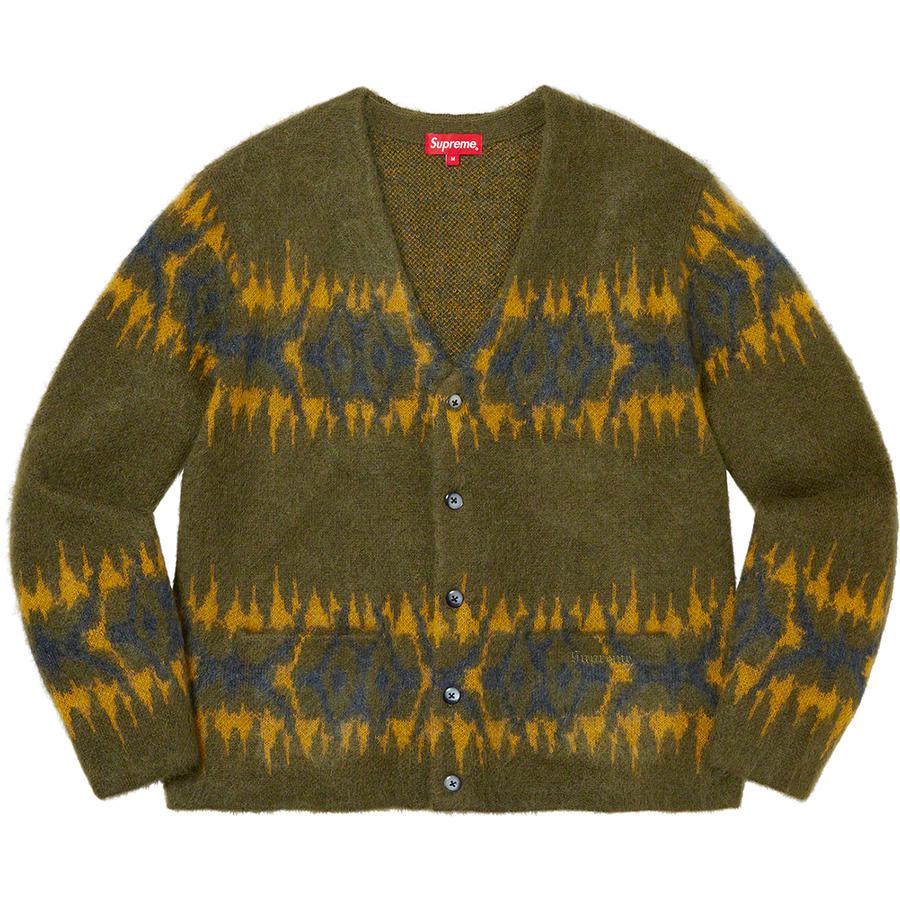 Supreme Abstract Stripe Cardigan (FW22) - $198