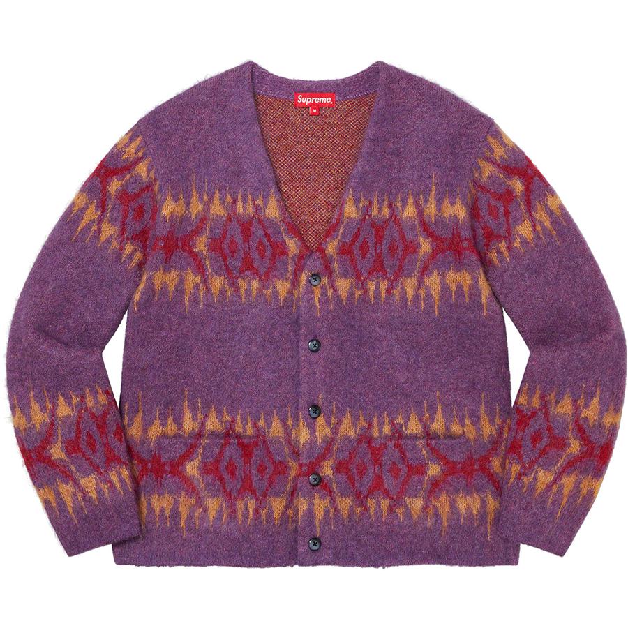 Supreme Abstract Stripe Cardigan (FW22) - $198