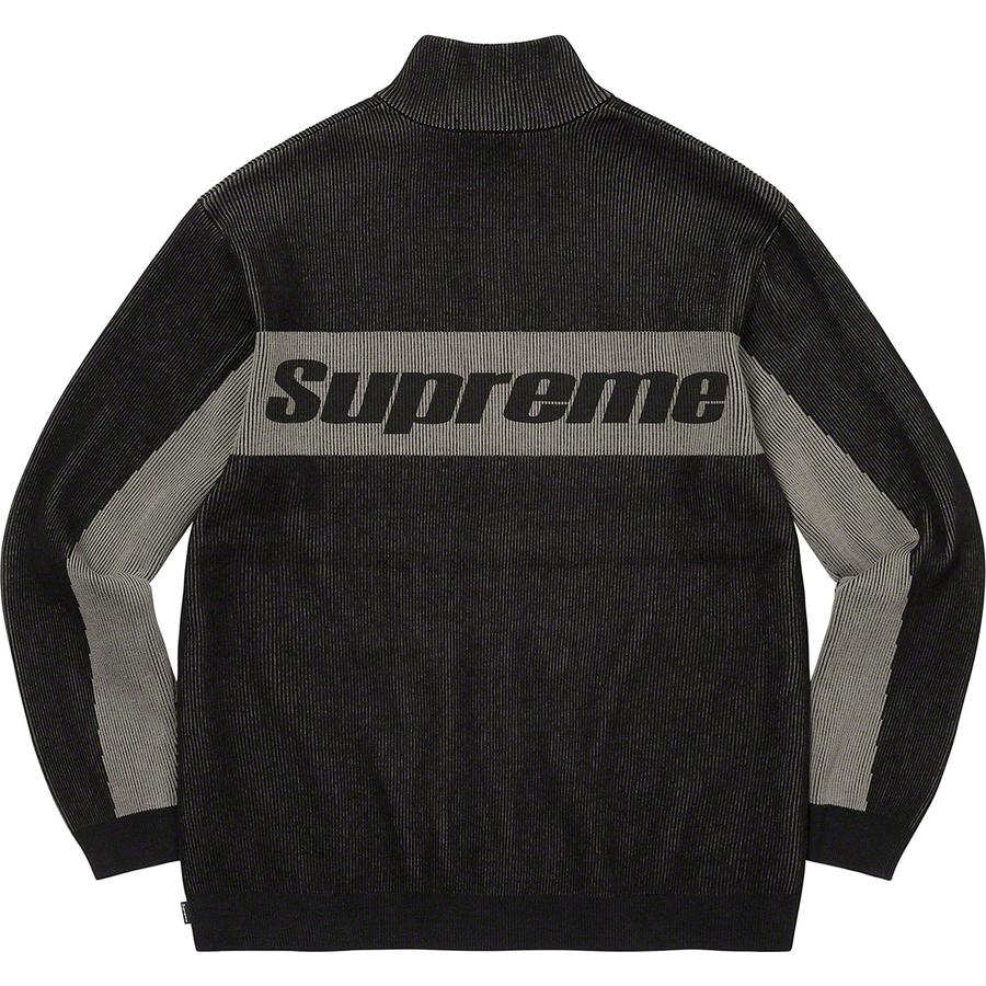 Supreme 2-Tone Ribbed Zip Up Sweater (FW22) - $188