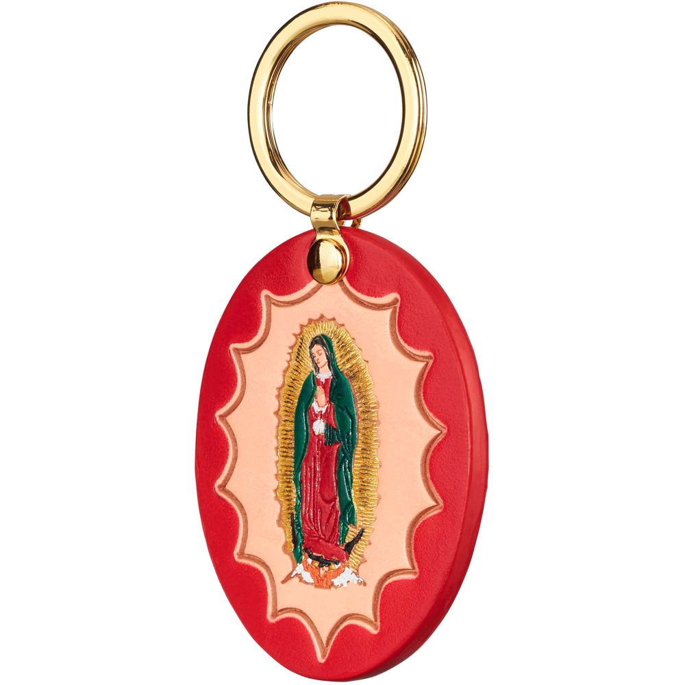 Supreme Guadalupe Leather Keychain (FW23) - $38