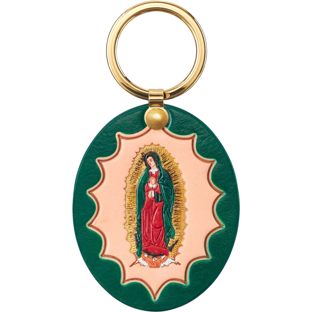 Supreme Guadalupe Leather Keychain (FW23) - $38