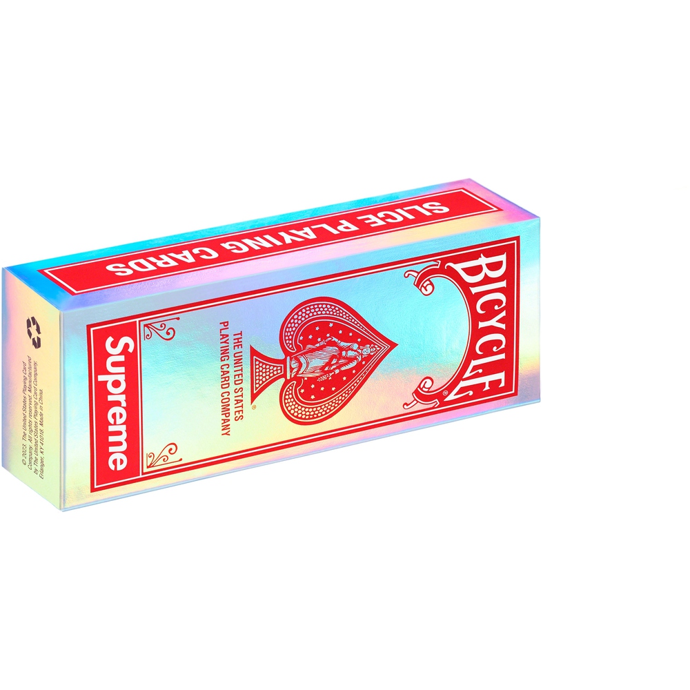Supreme Supreme Bicycle Holographic Slice Cards (FW23) - $18