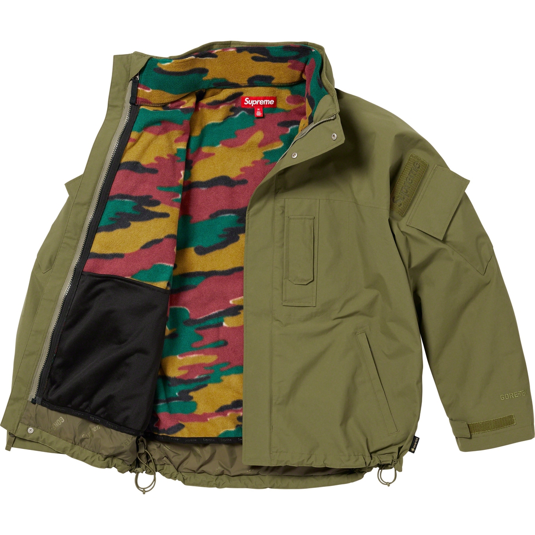 Supreme 2-in-1 GORE-TEX Polartec Liner Jacket (FW23) - Olive - $398